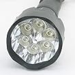 Tactical 6 x 3 watt Cree LED 1500 Lumen flashlight, 7611BK