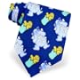 Men's Cookie Monster and Oscar Silk Tie by Sesame Street in Blue
