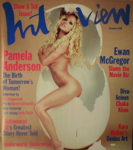 Interview Magazine November 1998 Pamela Anderson (Single Back Issue)