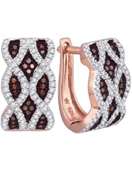 0.50CTW-DIA MICRO-PAVE HOOPS