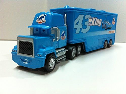 Pixar Cars Diecast Mack Uncle No.43 King Racer's Truck 1:55 Metal Toy Car