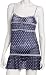 Rampage Women's Dot Printed Chemise With Thong image 2