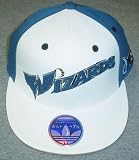 Washington Wizards 210 Fitted Flat Brim Flex Adidas Hat Size S/M