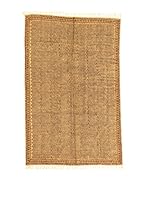 ICONS CORNER Alfombra Efecto Desgastado (Beige / Tierra)