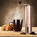 Nuvita Manual Coffee Grinder, Portable Coffee Mill, Stainless Steel Superior Burr Design for Consistently Brewing Espresso, Pour Over, French Press vs Turkish Coffee - Aeropress compatible