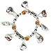 abyssinian8  - Fashion Bracelet Fun Football Charms