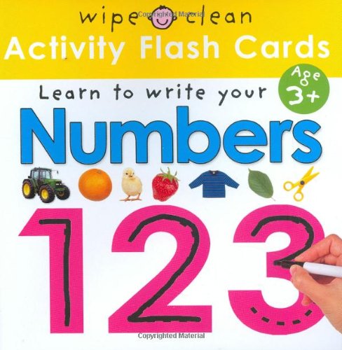 Priddy Bicknell Wipe Clean Flash Cards 123 [With Stickers and 3 Colored Pens] (Wipe Clean: Learn to Write)