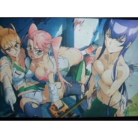  High School of the Dead Running Naked From the Dead Hot Multi Use Anime Play Card Mat