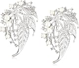 Nina Bridal Pearl and Cluster Brooch