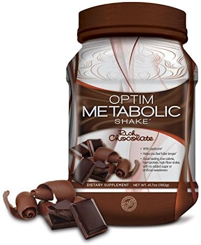 Best Meal Replacement Protein Shakes with Whey Protein, Rich Chocolate, 30 servings by Optim Metabolic