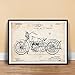 HARLEY DAVIDSON 1928 MOTORCYCLE Patent Art Print (5