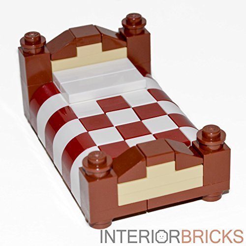 Lego Furniture Full Size Bed Set Red And Amp White Desertcart INDIA