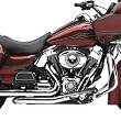 Cobra Powerport Chrome Head Pipes for 2010-2011 Harley Davidson Touring Models