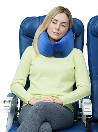 Travelrest - Ultimate Memory Foam Travel Pillow  &  Washable Cover