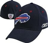 Buffalo Bills Authentic Coaches Sideline Navy (Red Eyelets) Fitted Hat