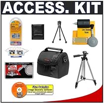 Fuji Finepix Digital Cameras Accessory Kit with Camera Case & Tripod for S1000fd S8100fd S2000HD S100fs J50 F100fd J10 Z20fd Z200fd F60fd