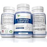 L-Arginine Supplement ✮ 90 Capsules ✮ Most Potent Amino Acid And Nitric Oxide Booster For Men/Women ✮ Increased Endurance - Energy - And Muscle Growth ✮ Nature's Nectar 100% Money Back Guarantee
