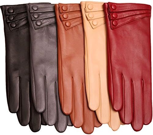 Bestselling Women's Winter Warm Nappa Leather Gloves (Plush/cashmere Lining)