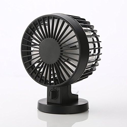 New usb fan Futaba mute mini fan 4 inch 2-speed winds small desktop fan ( pure black)