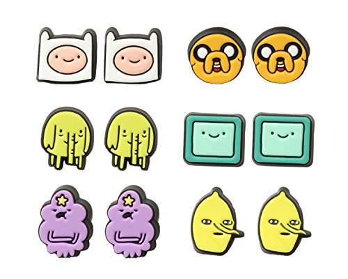 Adventure Time Character Earrings 6 Pair