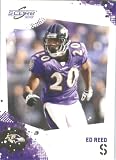 Ed Reed - Baltimore Ravens - 2010 Score Football Card - NFL Trading Card in Screwdown Case