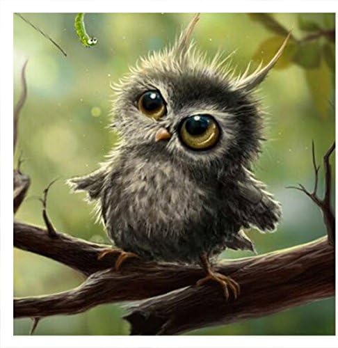 3D Diamond Painting Cross Stitch Pattern 5D Diamond Embroidery Owl Mosaic Resin Full Drill Home Decor DIY Painting
