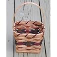 Big Save IN STOCK!!! SHIPS SAME DAY!!! Amish Handmade Gift Basket IN GREEN AND WINE