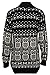 Forever Women's Long Sleeves Owl Print Knitted Cardigan (ML-10/12, Black)