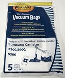 3500/5900 Samsung Vacuum Replacement Bag (5 Pack)