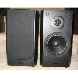 2 Techwood SAT62 2-way Bookshelf Speakers Black Stereo