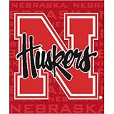 Nebraska Cornhuskers NCAA Light Weight Fleece Blanket (031 Series) (50x60)
