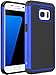 S7 Case, LK [Shock Absorption] [Drop Protection] Hybrid Dual Layer Armor Defender Protective Case Cover for Samsung Galaxy S7 (Blue)