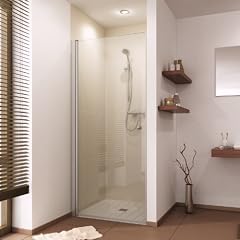 Duscht�r Duschabtrennung Dusche Nische Nischent�r Glas -B:90-140cm-DERSELBE PREIS! DEUTSCHE MARKEN-FACHHANDELSQUALIT�T! H:200cm