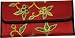 Italy Fashion Wallet,Elegant Silk -100% Hand Embroidery Floral,Top Flap w/Snap Closure 4H x 8 W Holds 7 Cards and Currency.Fashion & Collectiable High-End Wallet.