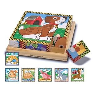 Melissa & Doug Pets Cube Puzzle