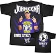 WWE World Wrestling Entertainment John Cena Grand Hustle Never Give Up Black T-shirt Tee
