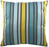 Mexico Cushion Covers, Teal/Gold, 17 x 17 Inch, Pack Of 2