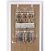 Overdoor/Wall Jewelry Organizer in White By Longstem - Unique patented product - Rated Best