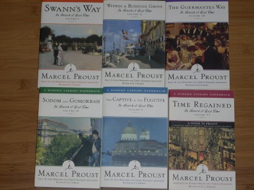 IN SEARCH OF LOST TIME Set - Volumes 1-6. Swann's Way, Within a Budding Grove, The Guermantes Way, Sodom and Gomorrah, The Captive & The Fugitive, Time Regained. First Edition 1998 Modern Library. (In Search of Lost Time, 1-6)