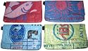 Fair Trade - Recycled Rice Bag - Wallet Wristlet Purse