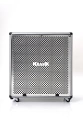 Silver Rev 4x12 Speaker Cabinet with Chrome Grill