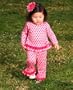 Baby Nay *Fuchsia Dot* Swing Set 3m