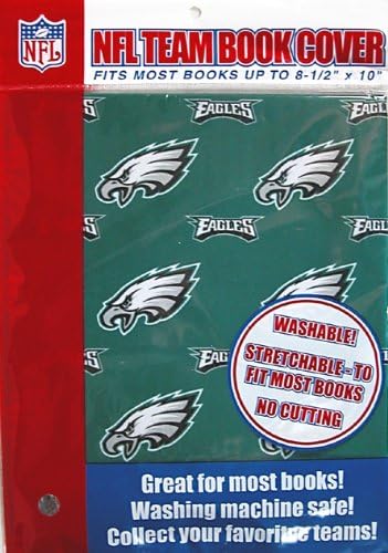 Philadelphia Eagles NFL Team Book Cover (Fits most books up to 8.5" x 10")