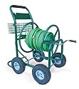 Liberty Garden Products 872-2 Residential 350-Foot Capacity Four Wheel Steel Garden Hose Reel Cart Green