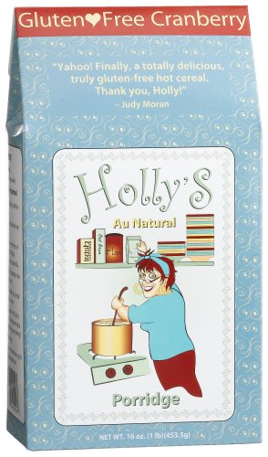 Holly's Au Natural Porridge, Gluten Free Cranberry, 16-Ounce Boxes (Pack of 3)