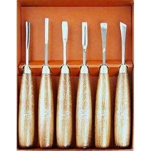 Crown 220 Woodcarving Tool Set, 6 Piece, Boxed by 