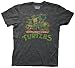 Search : Teenage Mutant Ninja Turtles TMNT Classic Movie TV Cartoon Series Group Adult Heathered Grey Tee T-Shirt