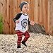 FEITONG 1Set Infant Toddler Baby Boy's Long Sleeve Print T-Shirt Tops+ Pants (18 Months)