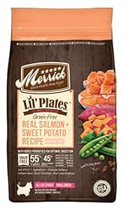 Merrick 1 Count Lil'Plates Grain Free Real Salmon + Sweet Potato Recipe, 12 lb