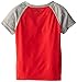 Under Armour Baby-Boys Infant Raglan Velocity Big Logo Short Sleeve Red